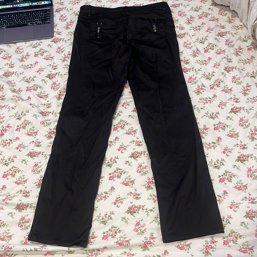 Super cool Y2K black zipper pants